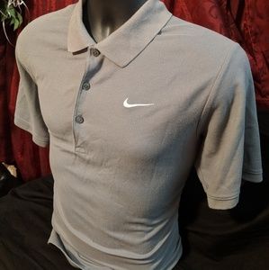Nike Dri Fit Silver Tennis Polo